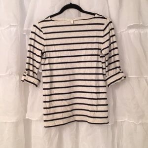 Adorable thick cotton striped T.